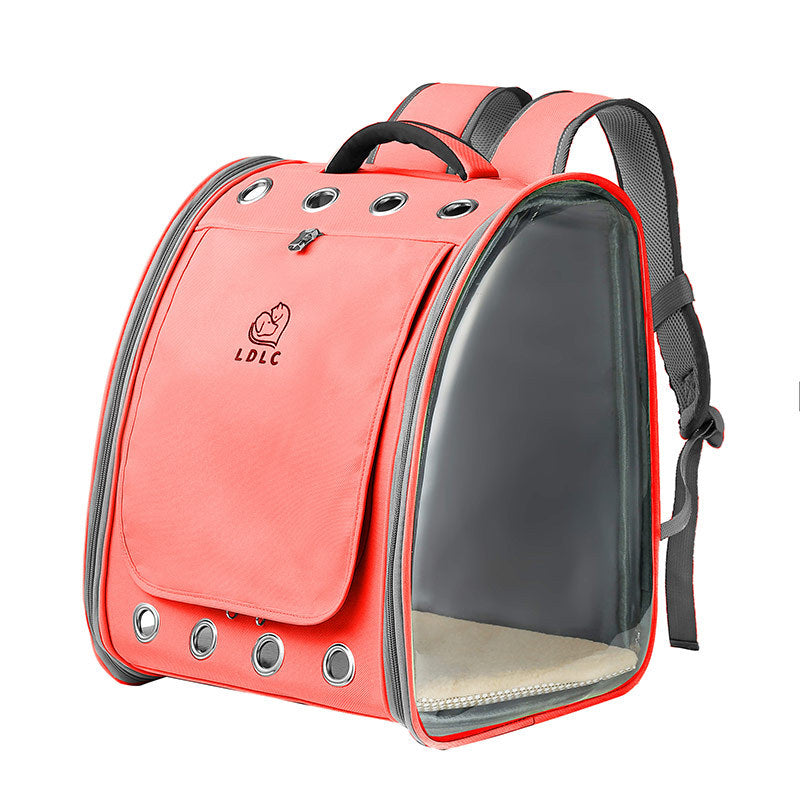 Transparent PVC Pet Backpack – Clear Window Cat Carrier