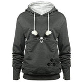 YYW Womens Pet Hoodies Pullover Sweatshirt Oversized Cat Hoodies