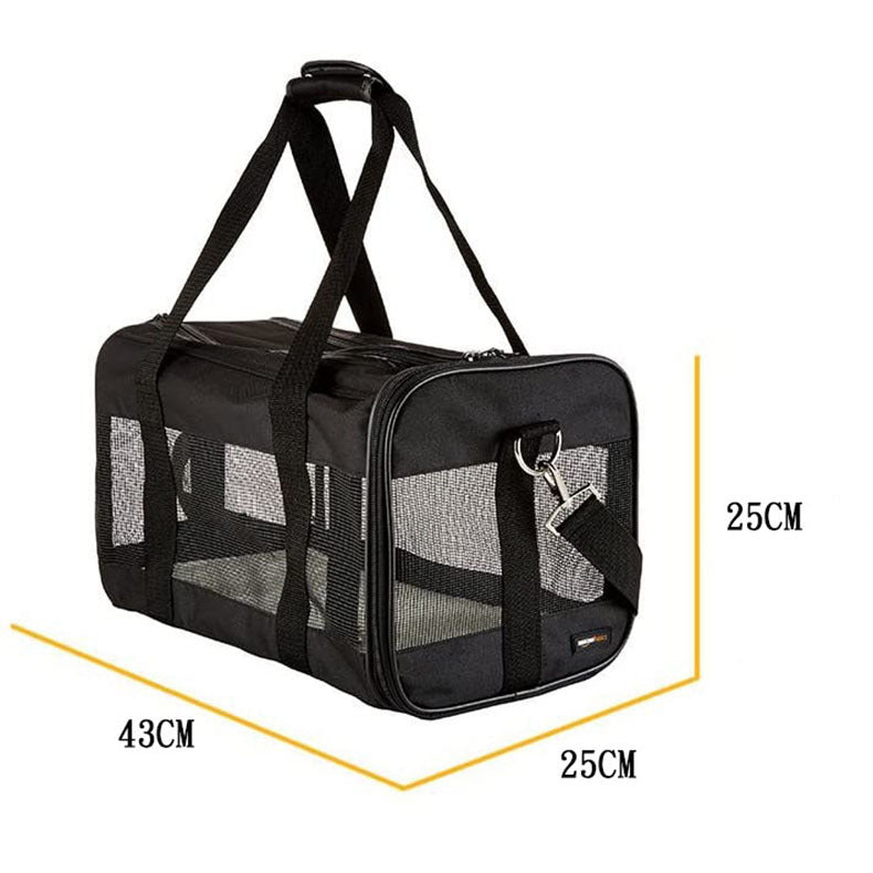 Foldable Pet Shoulder Bag – Portable Carrier for Cats & Small Dogs