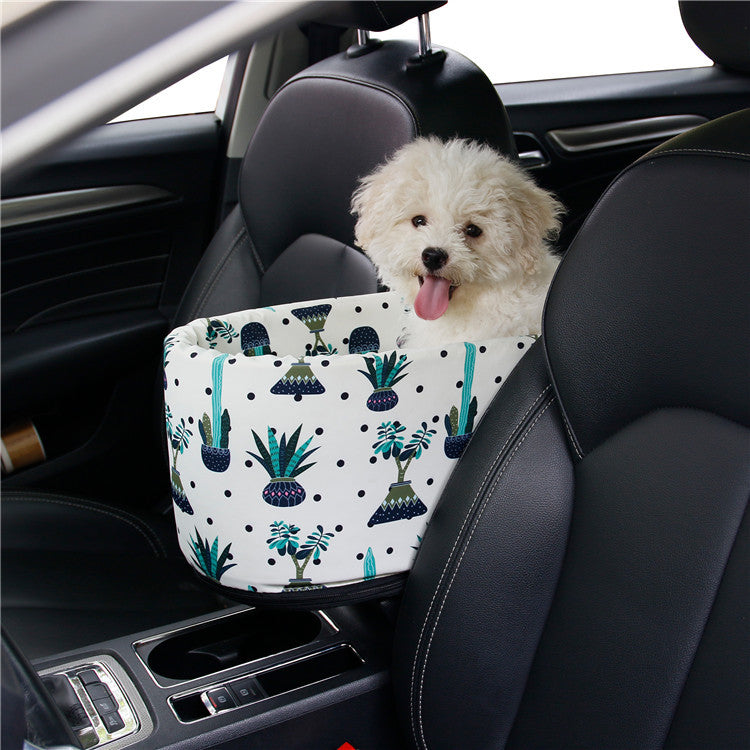 Removable Zipper Car Pet Nest – Travel Bed for Dogs & Cats