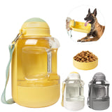 2-in-1Portable Dog Water Bottle with Folded Water