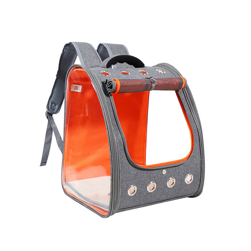 Transparent PVC Pet Backpack – Clear Window Cat Carrier