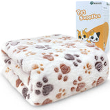 Washable Soft Fluffy Flannel Pet Blanket Mat Cover for Bed