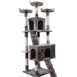 Large Cat Tree with Sisal Columns & Integrated Jumping Platforms