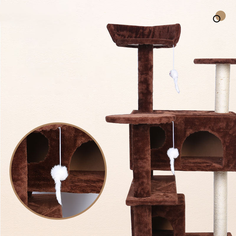 Luxury Villa Cat Tree – Multi-Level Climbing Frame for Cats