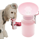Leak-Proof Dog Water Bottle Dispenser with Fill Bowl