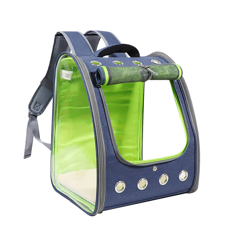Transparent PVC Pet Backpack – Clear Window Cat Carrier