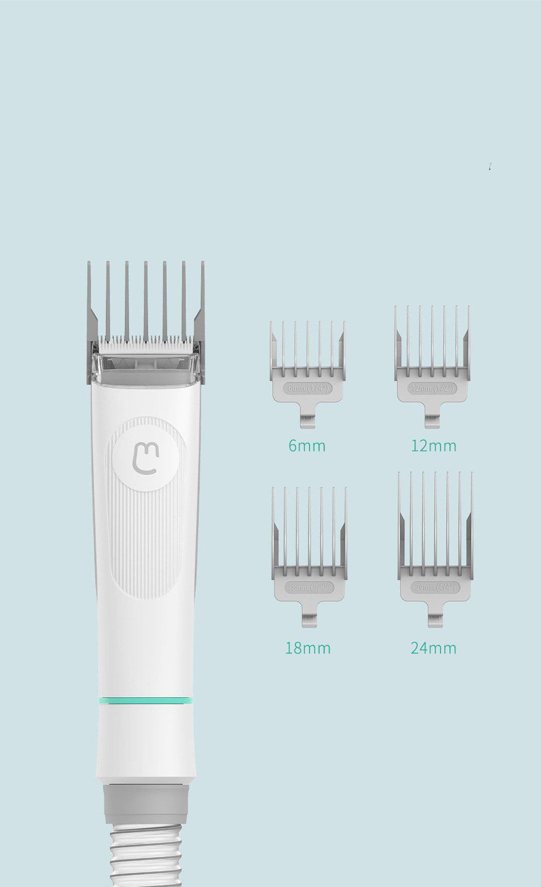 5-in-1 Cordless Pet Grooming Kit – Electric Hair Trimmer & Clipper for Dogs & Cats