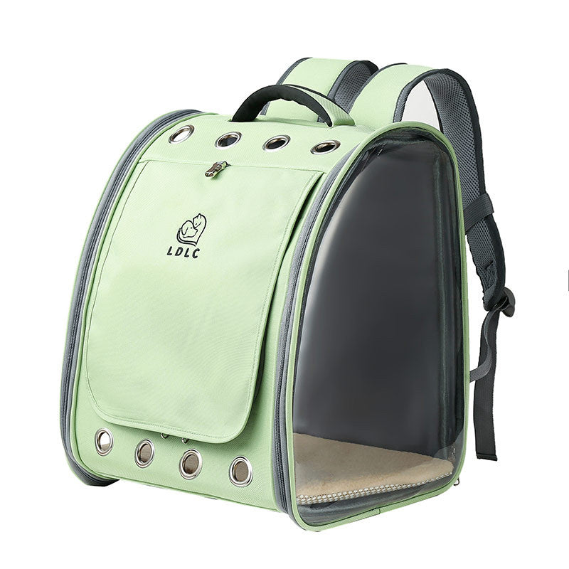 Transparent PVC Pet Backpack – Clear Window Cat Carrier