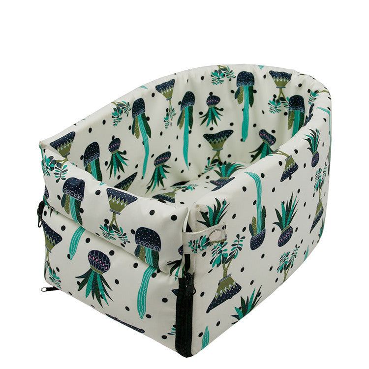 Removable Zipper Car Pet Nest – Travel Bed for Dogs & Cats