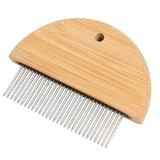 Flea Comb For Cats  Wooden Cat Comb Pet Comb With Rounded-Tip Teeth Tangles And Loose Fur Grooming Comb Tool For Cats Dogs And Rabbits Tangled Hair