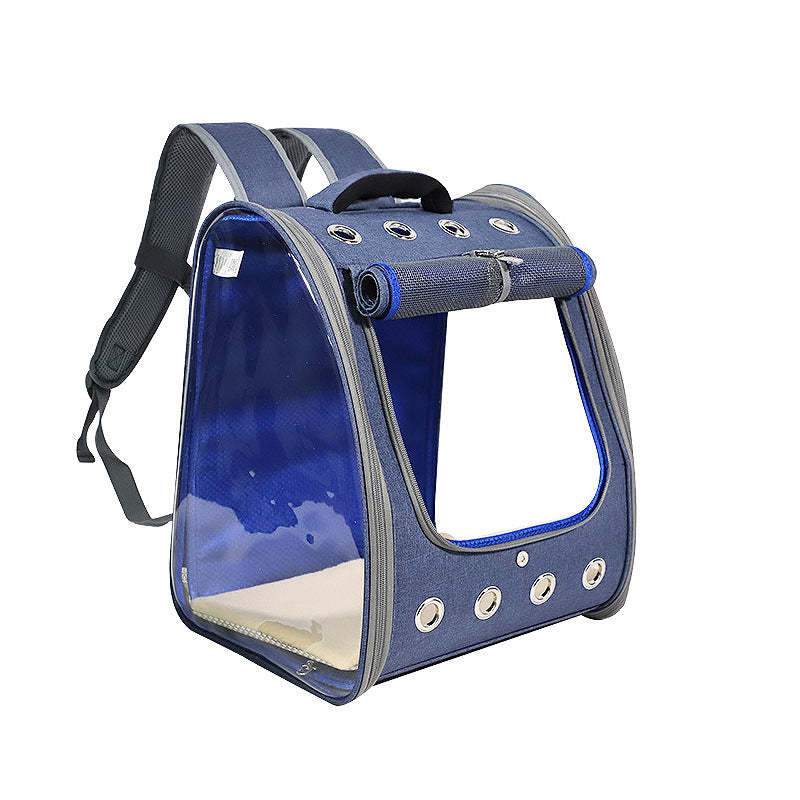 Transparent PVC Pet Backpack – Clear Window Cat Carrier