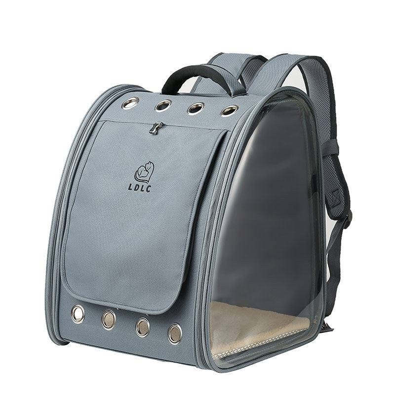 Transparent PVC Pet Backpack – Clear Window Cat Carrier