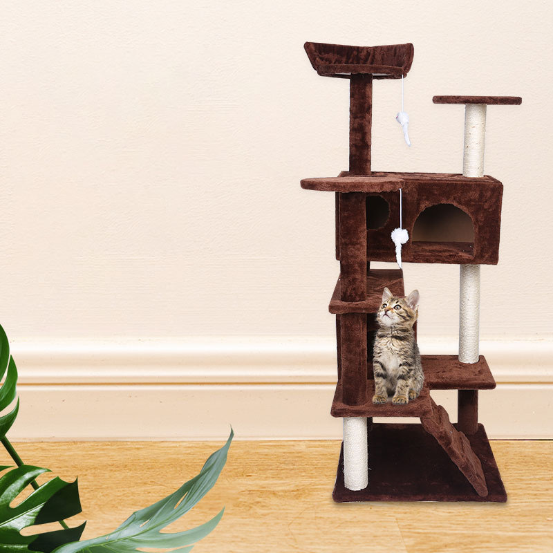 Luxury Villa Cat Tree – Multi-Level Climbing Frame for Cats